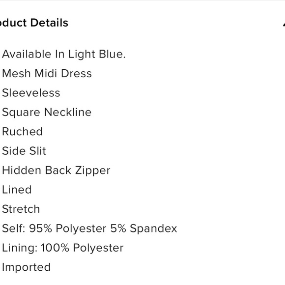 Blue Midi Dress - Picture 6 of 6